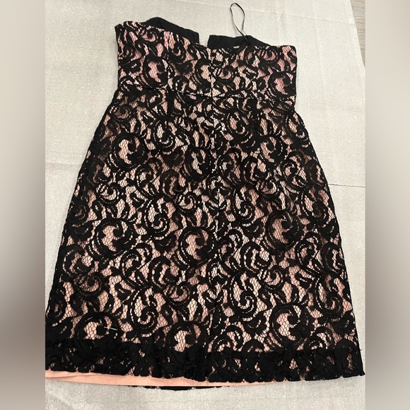 [12]J Crew Sheath Black Lace Strapless Pencil Dress - Picture 7 of 9